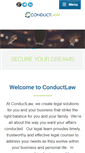Mobile Screenshot of conductlaw.com